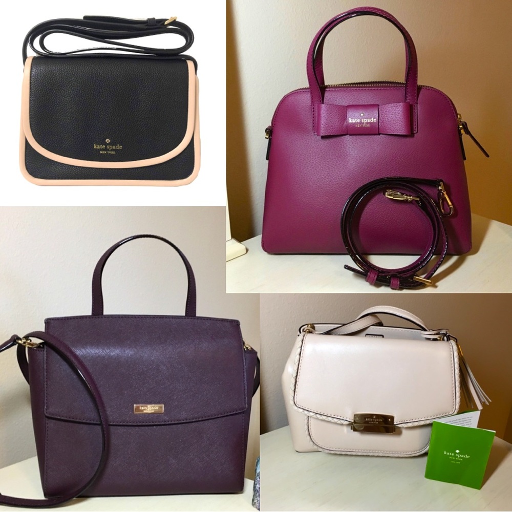 Kate spade bundle! Black bag is NWT, the rest are like new
